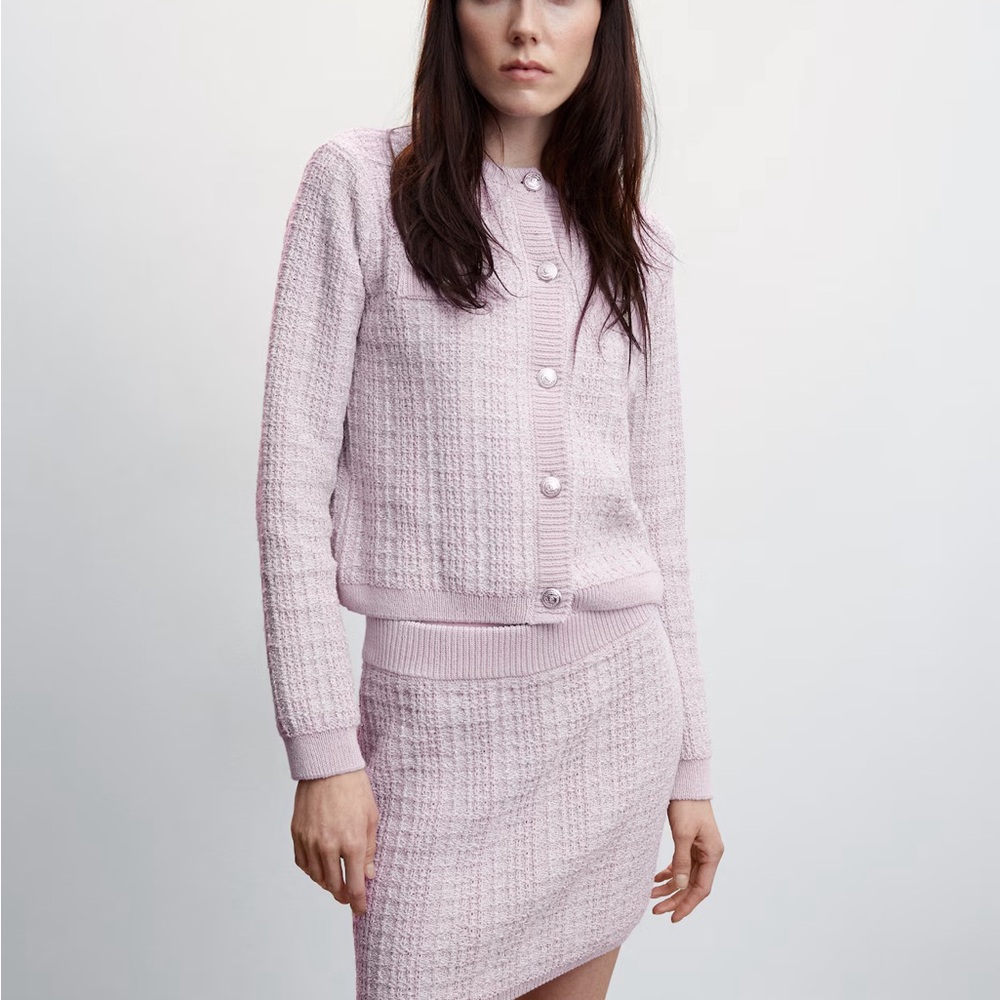 Mango-tweed two piece set up/size S/new/price negotiable